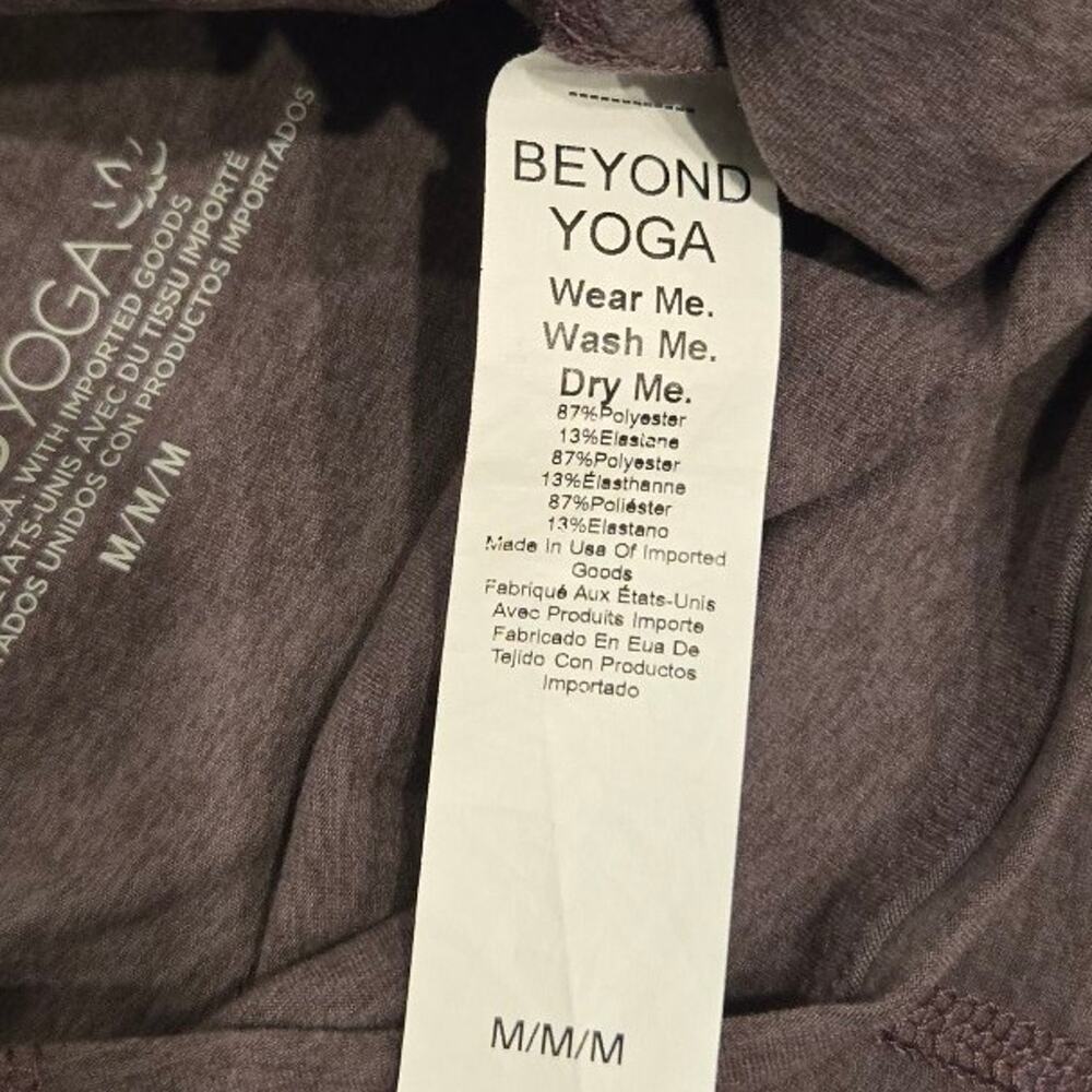 Beyond Yoga Space Dye Colorblock Ankle Leggings  M - Picture 3 of 10